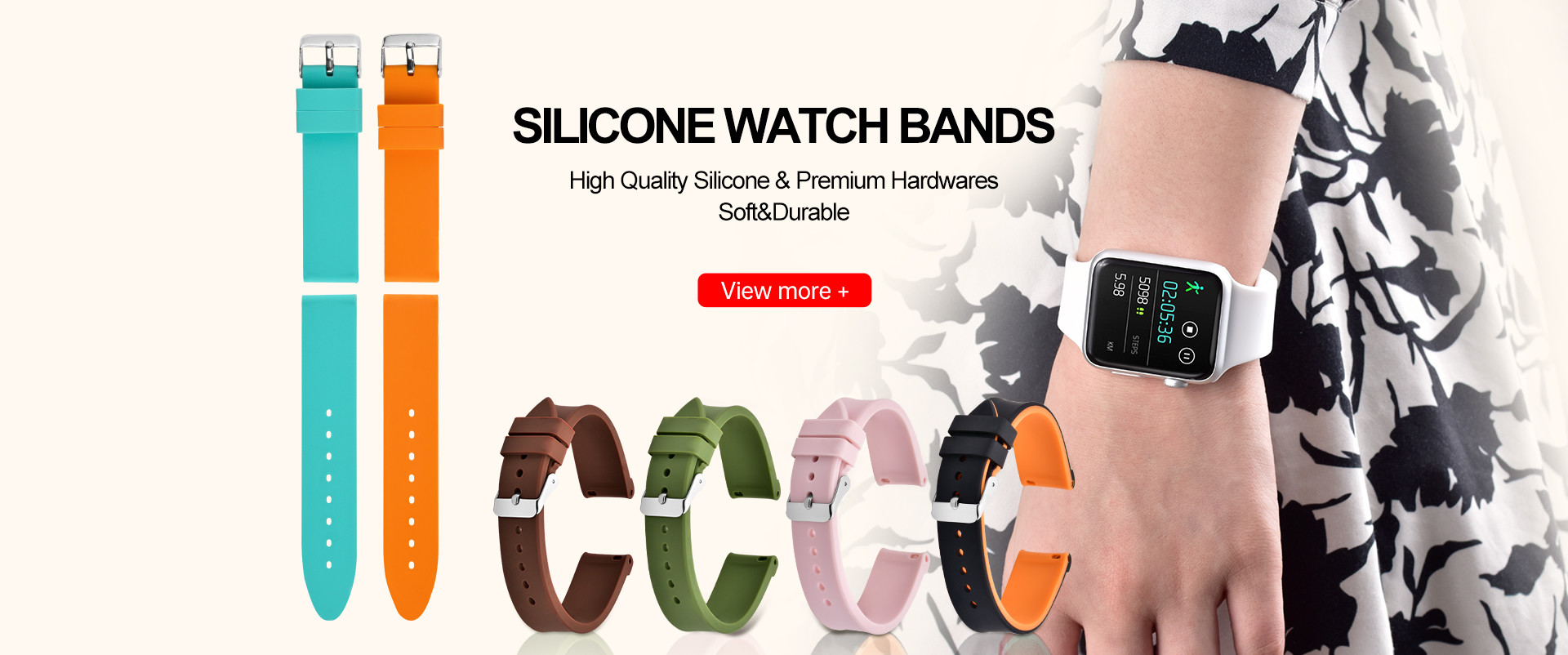 Quality Silicone Rubber Watch Strap Bands factory
