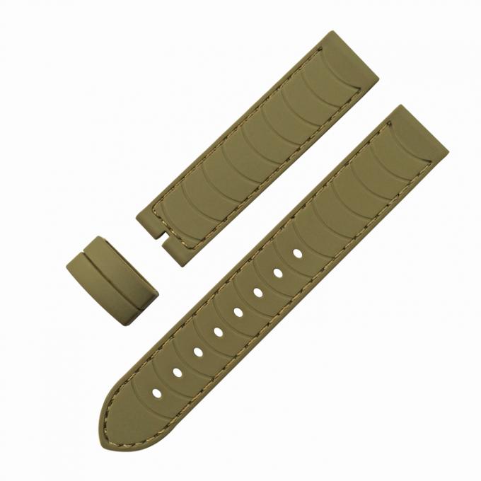 Pantone Mens Watch Rubber Band , 20mm Thread Through Watch Straps